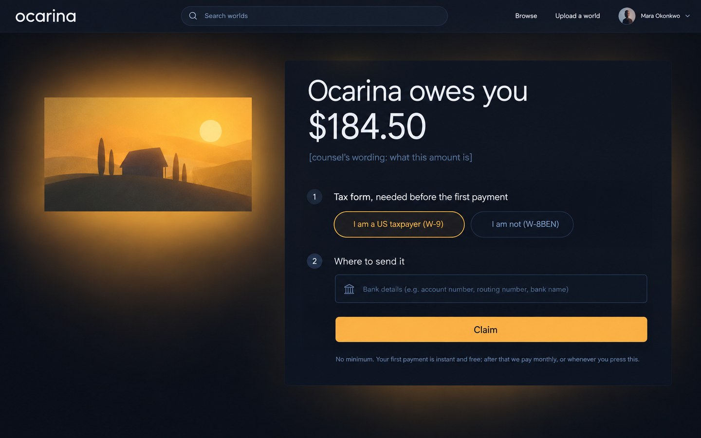 Claim your money