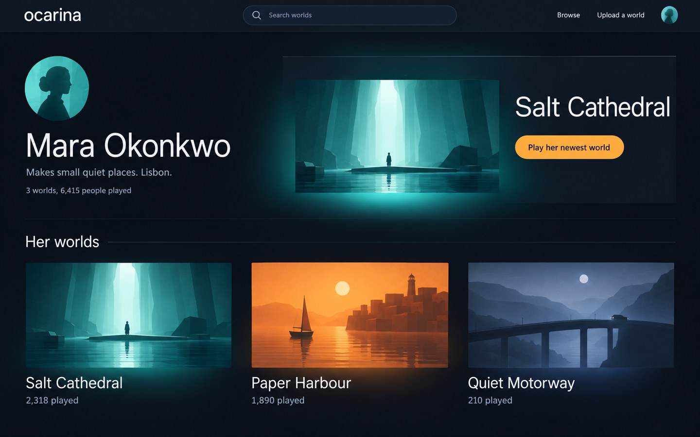 A maker page